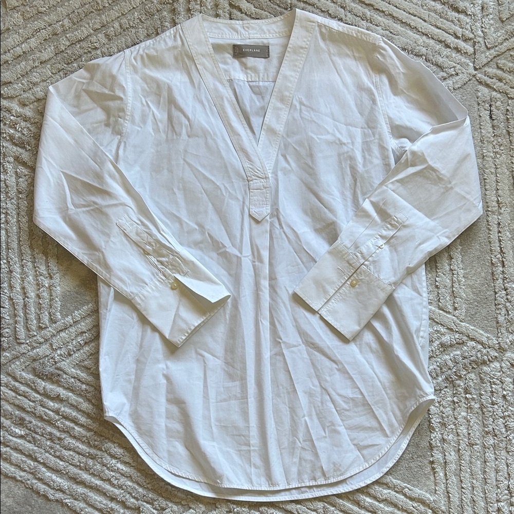 Everlane White womens cotton Shirt